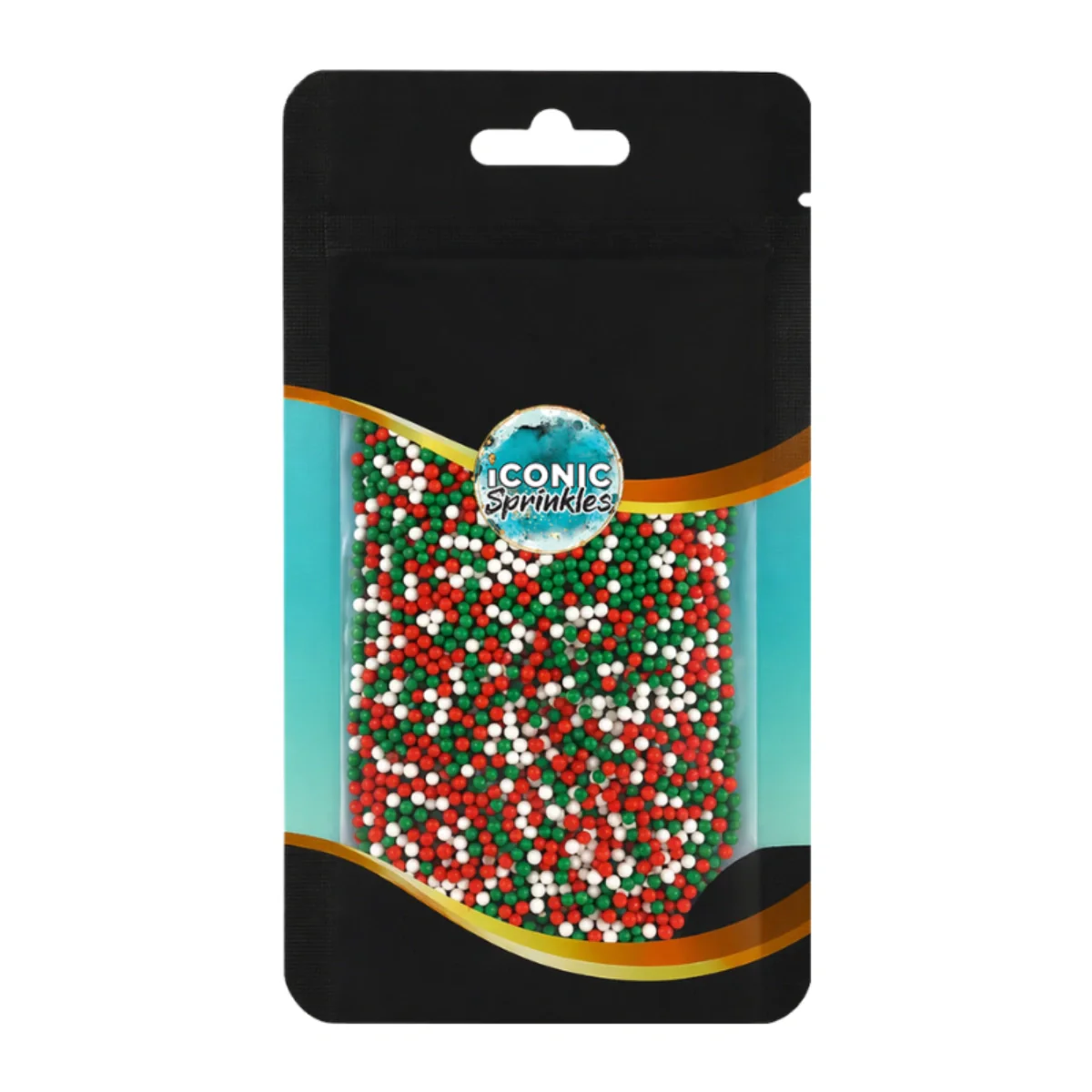 Christmas Nonpareils 30g - Iconic Sprinkles - Image 2