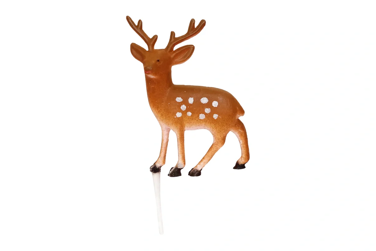 Christmas Reindeer Toppers (6 Pack) - Iconic Cake Art - Image 3