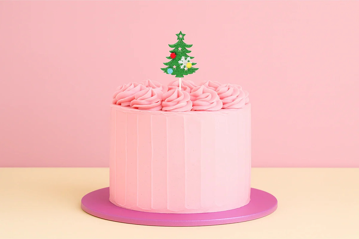 Christmas Tree Toppers (6 Pack) - Iconic Cake Art - Image 2