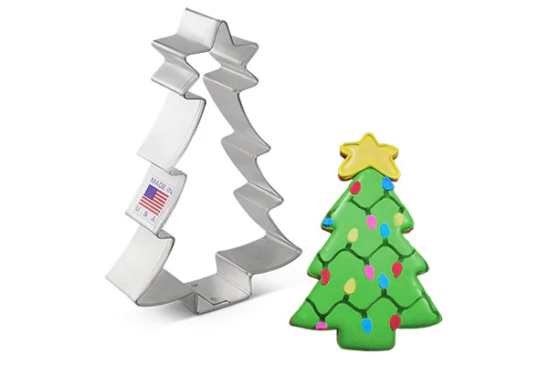 Christmas Tree with Star Cookie Cutter - Ann Clark