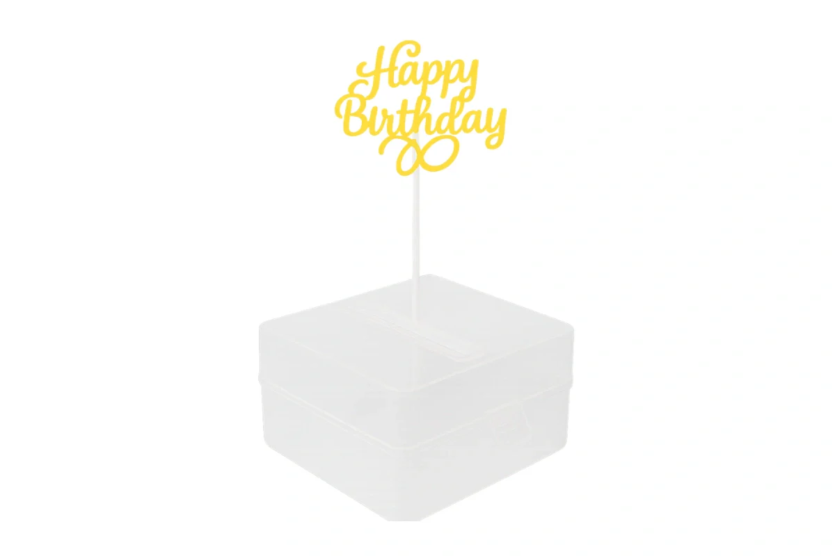 Clear Cake Money Box - Iconic Cake Art - Image 3