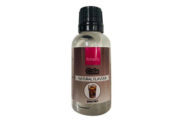 Cola Natural Flavoured Essence 30ml - Roberts Edible Craft