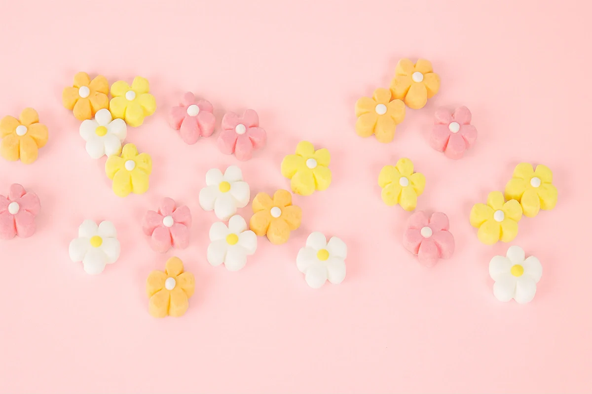 Colourful Flowers Icing Decorations (24 Pack) - Sprinks - Image 3