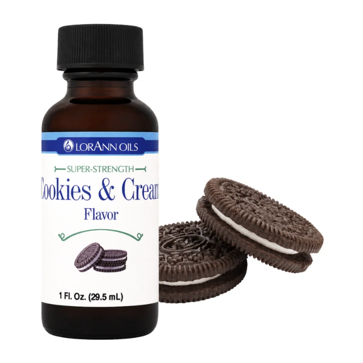 Cookies and Cream Cookie and Super Strength Flavours 1oz - Lorann
