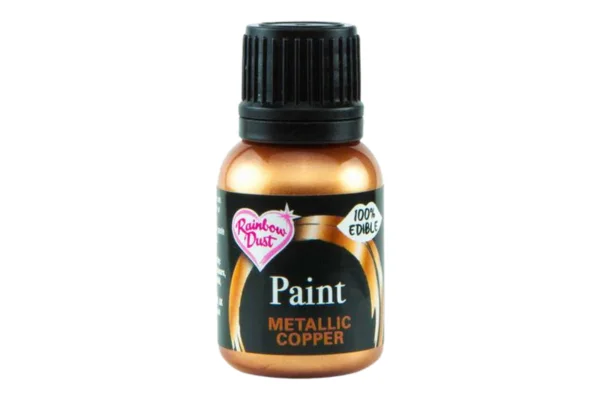 Copper Metallic Food Paint - Rainbow Dust - Image 2