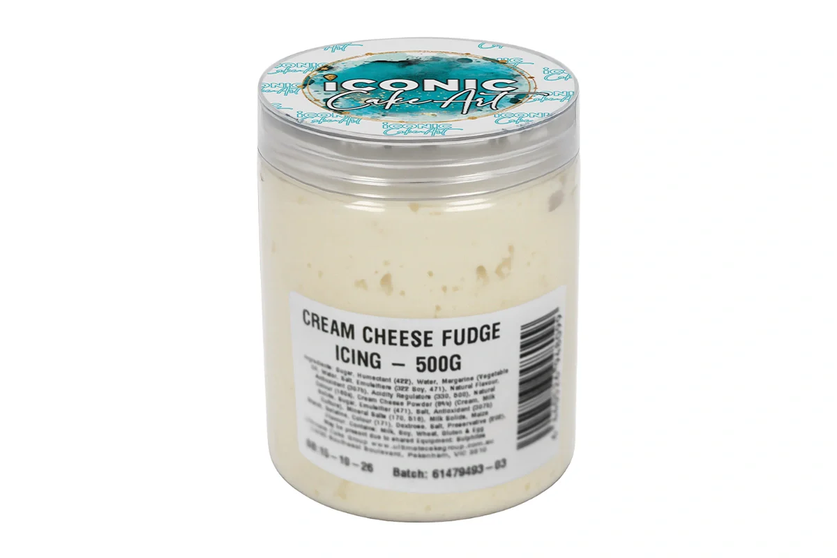 Cream Cheese Fudge Icing - Ready to Use 500g - Iconic Cake Art - Image 3