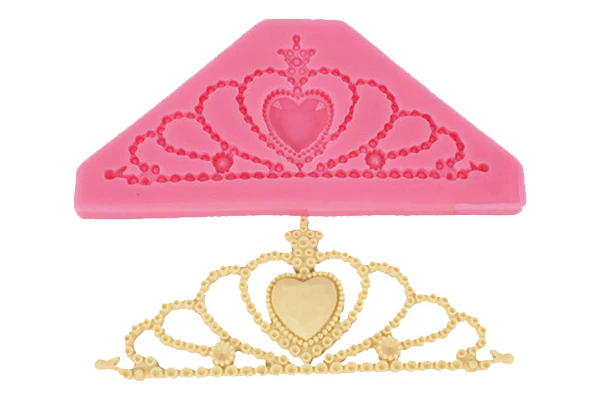 Crown Brooch Silicone Mould - Iconic Cake Art - Image 2