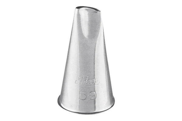 Curved Petal Tube No 59 Piping Tip - Ateco