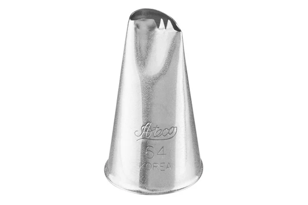 Curved Petal Tube No 64 Piping Tip - Ateco