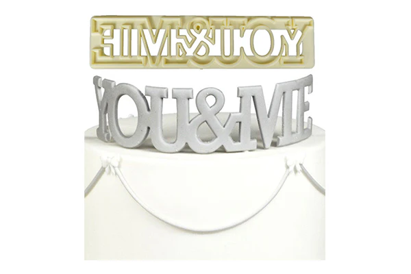 Curved Words Cutter You and Me - FMM
