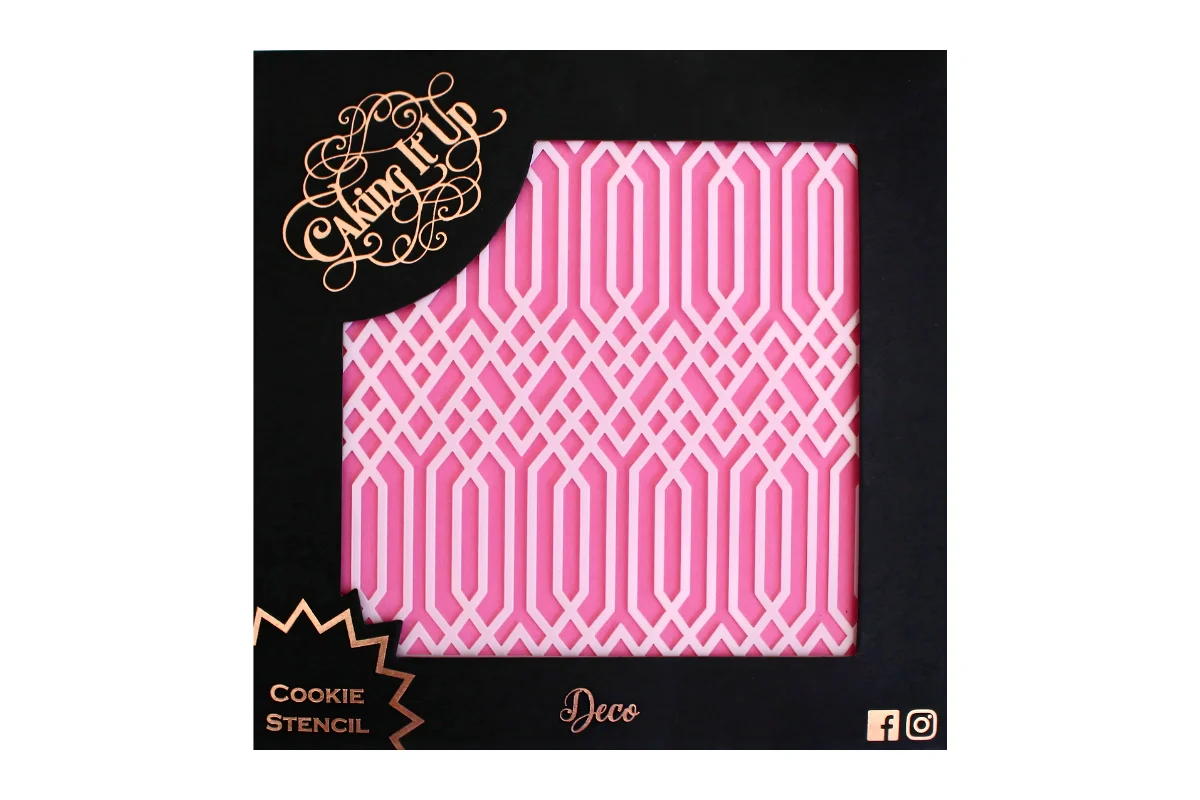 Deco Cookie Stencil - Caking It Up - Image 2