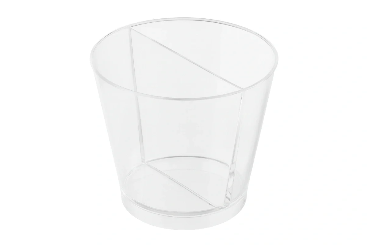 Dessert 2 Compartment Cup 170ml (10 Pack) - Iconic Cake Art - Image 3