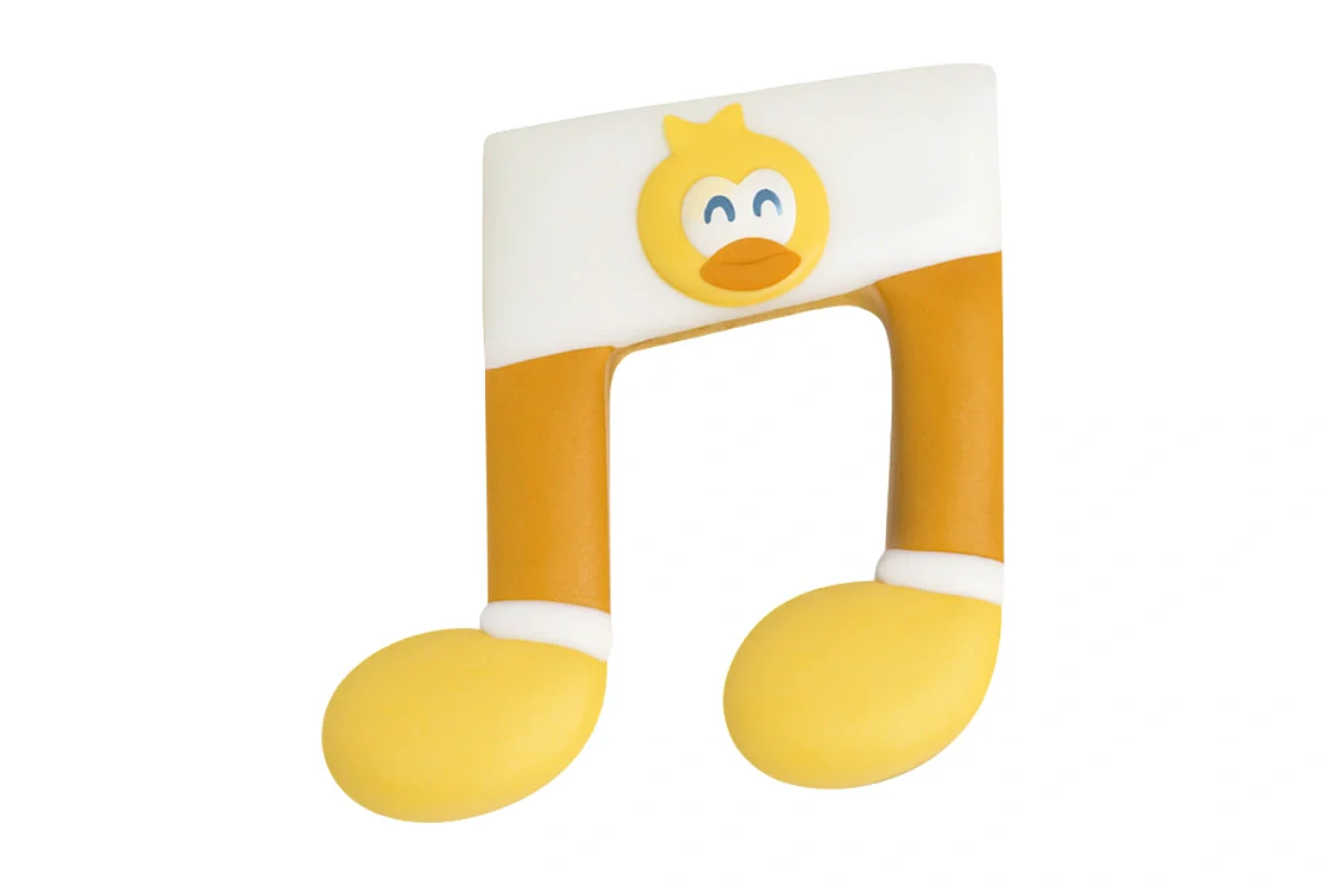 Double Note Musical Cookie Cutter 5.5cm - Iconic Cake Art - Image 2