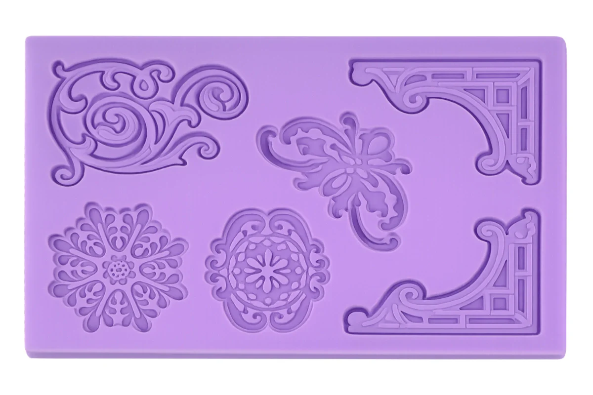 Fancy Scroll - Silicone Mould - Iconic Cake Art - Image 2