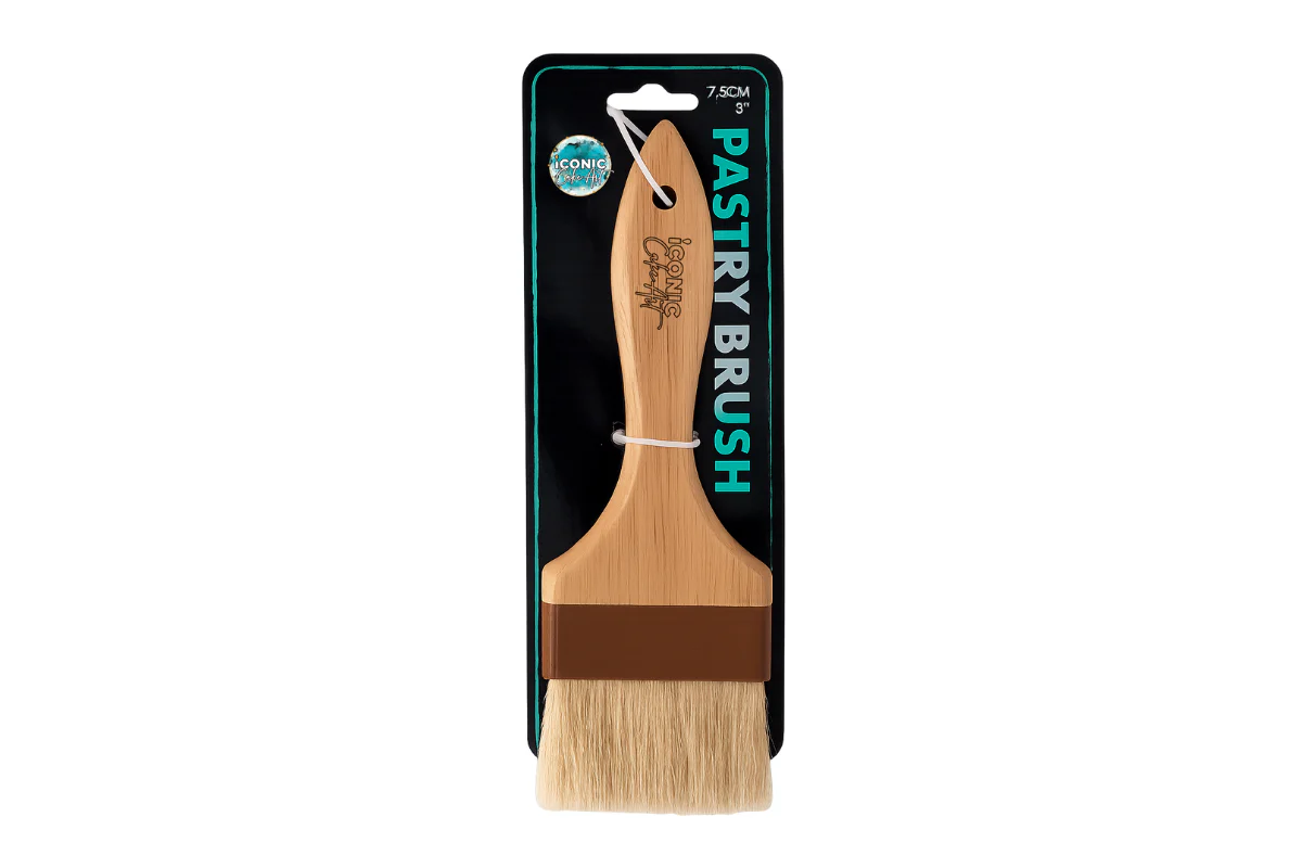 Flat Pastry Brush 3 Inch - Iconic Cake Art - Image 3