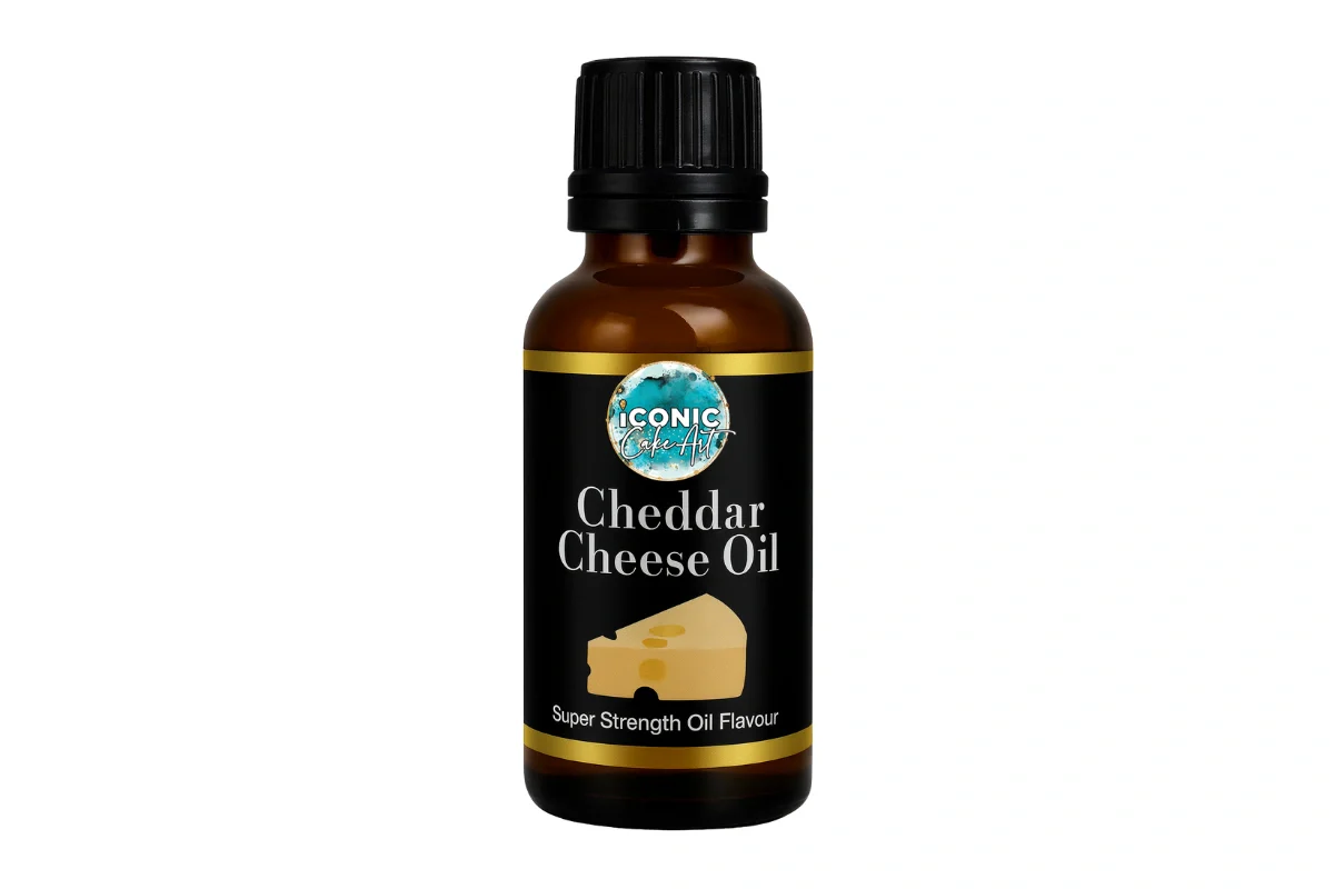 Cheddar Cheese Flavour Oil - Iconic Cake Art - Image 3