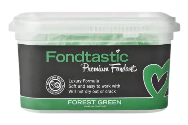 Forest Green Premium Fondant 250g - Fondtastic