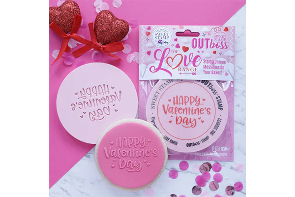 Fun Happy Valentines Day - Outboss Love - Sweet Stamp