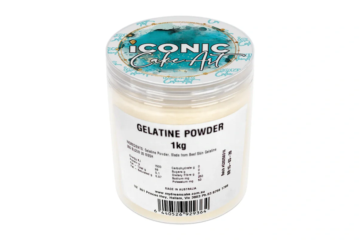 Gelatine Powder 1kg - Iconic Cake Art - Image 3