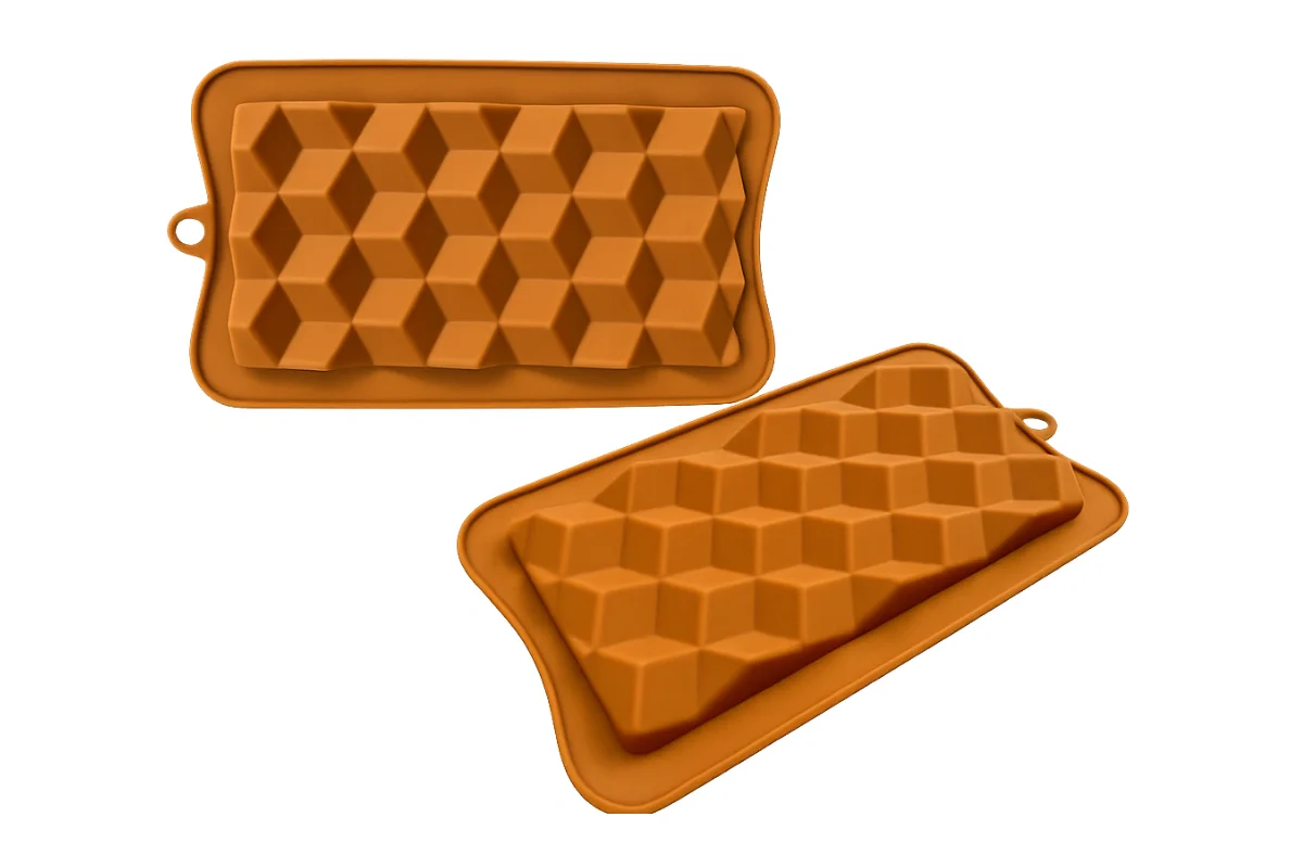 Geometric Cube Silicone Mould - Iconic Cake Art - Image 2