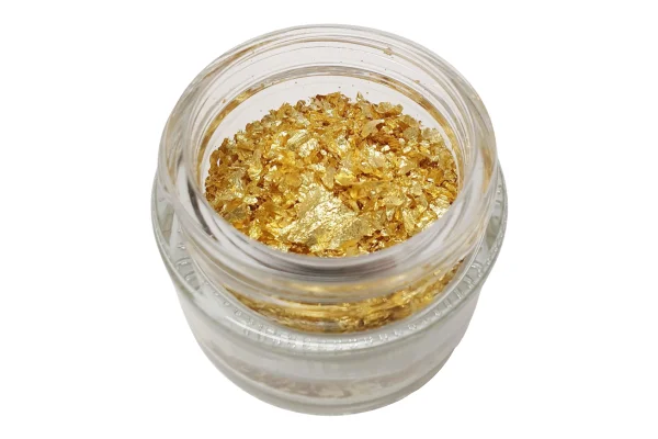 Gold 50mg Edible Flakes - Iconic Cake Art - Image 2