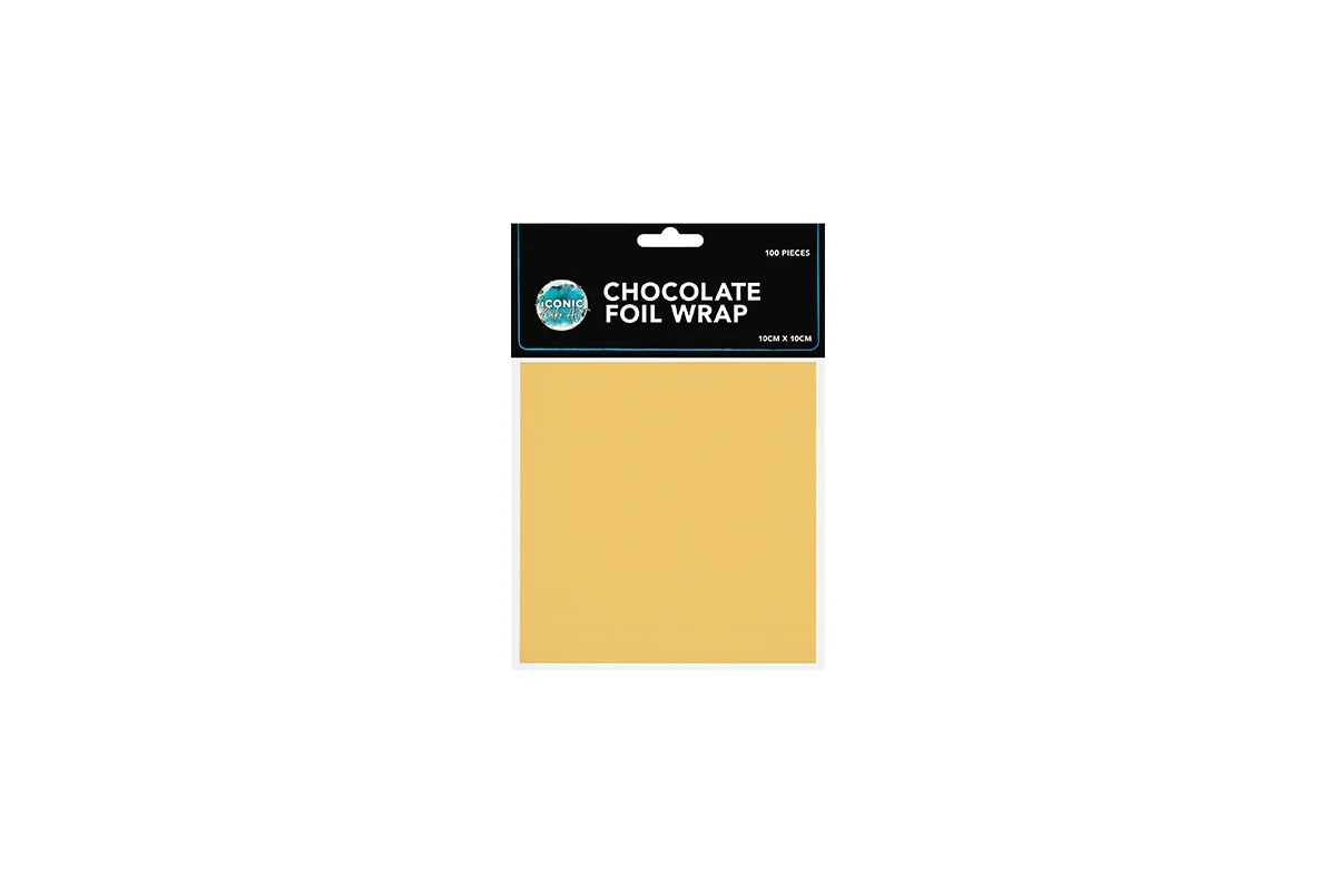 Gold Chocolate Wrap 4 Inch - Iconic Cake Art - Image 2