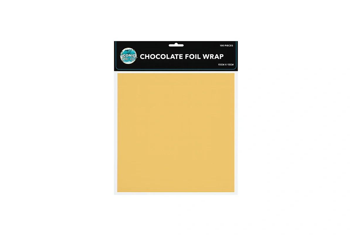 Gold Chocolate Wrap 6 Inch - Iconic Cake Art - Image 2