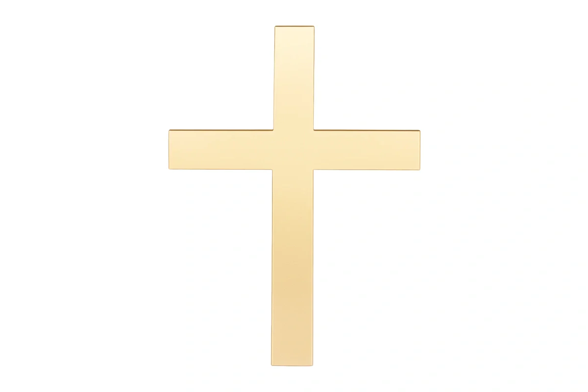 Gold Cross Topper - Iconic Cake Art - Image 3