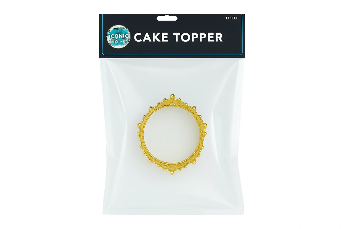 Gold Crown Topper 7.5cm - Iconic Cake Art - Image 5