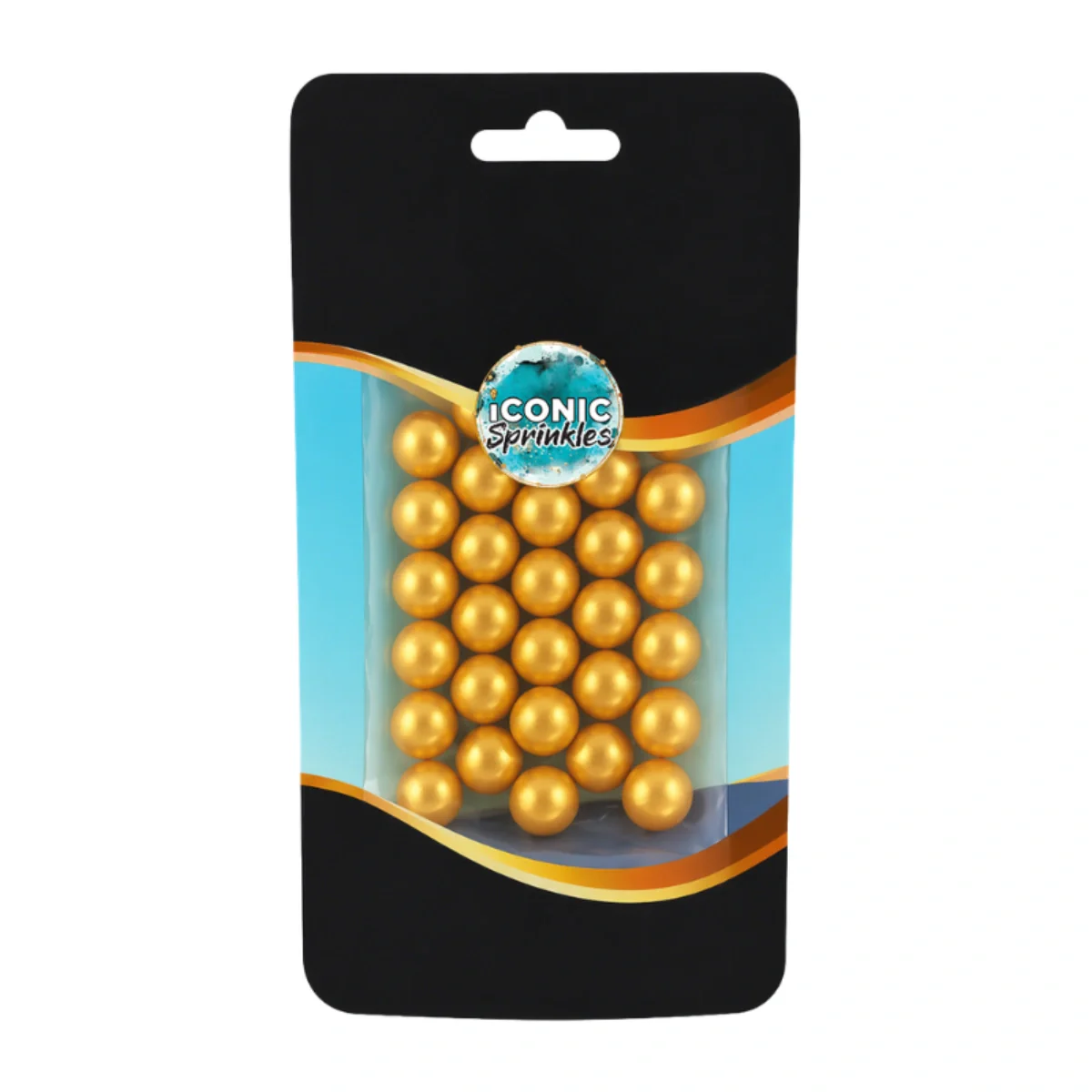Gold Pearls 10mm 30g - Iconic Sprinkles - Image 2