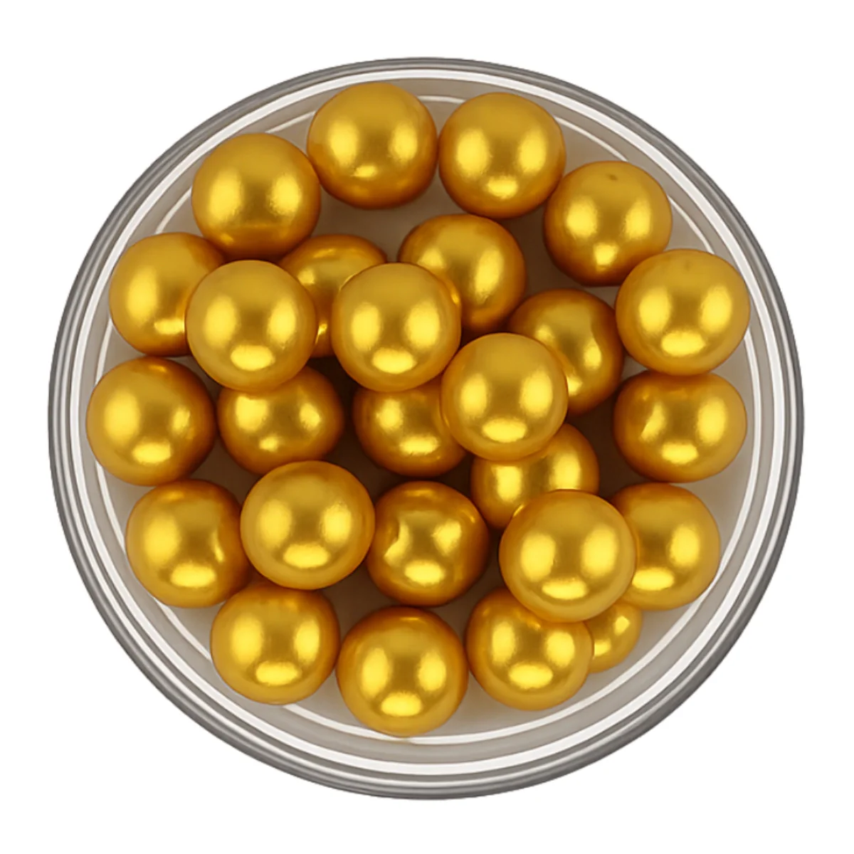 Gold Pearls 12mm 30g - Iconic Sprinkles - Image 3