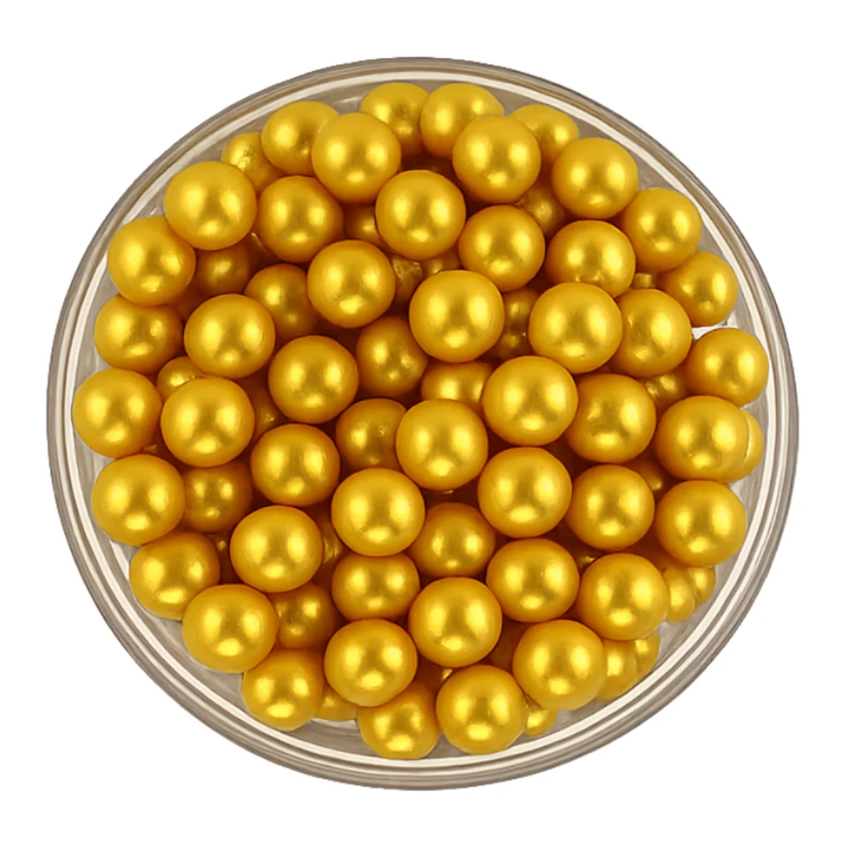 Gold Pearls 8mm 30g - Iconic Sprinkles - Image 3