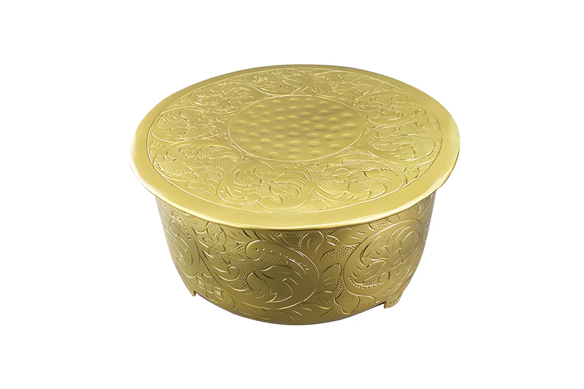 Gold Round 12 Hand Crafted Plateau Style Cake Stand - Iconic Cake Art - Image 4