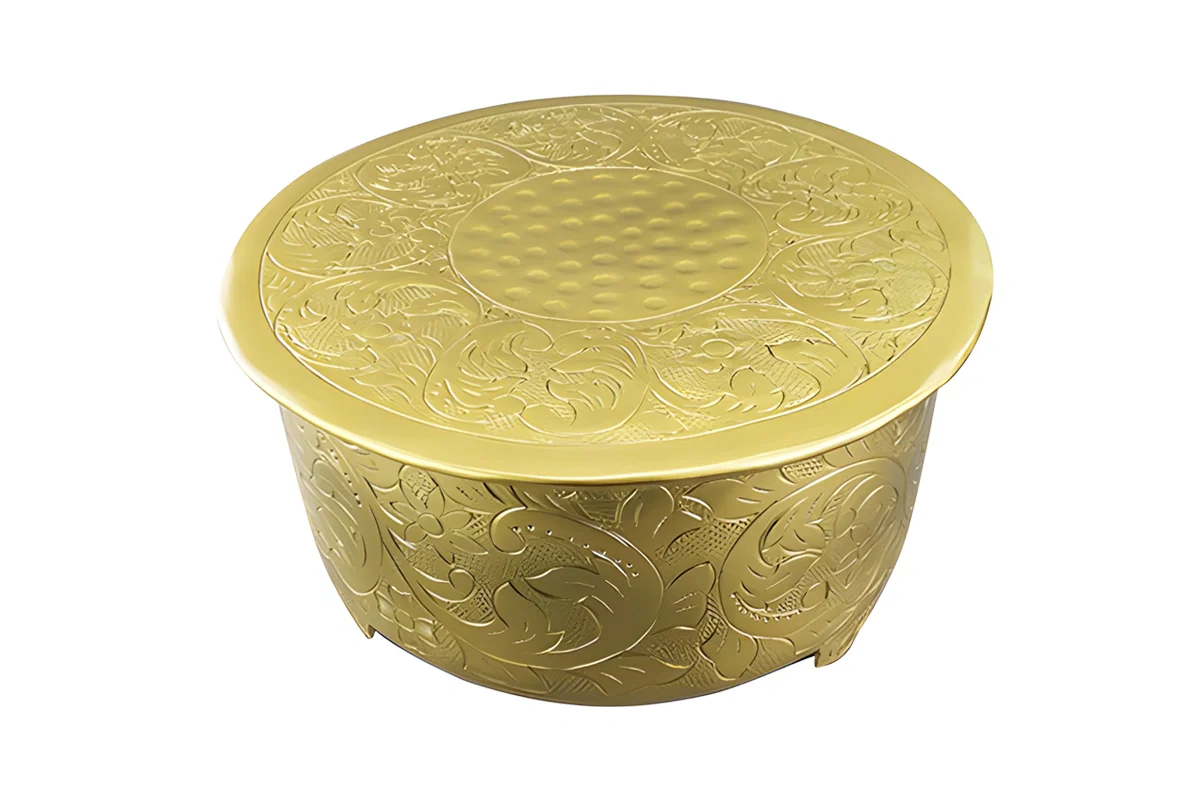 Gold Round 16 Hand Crafted Plateau Style Cake Stand - Iconic Cake Art - Image 4