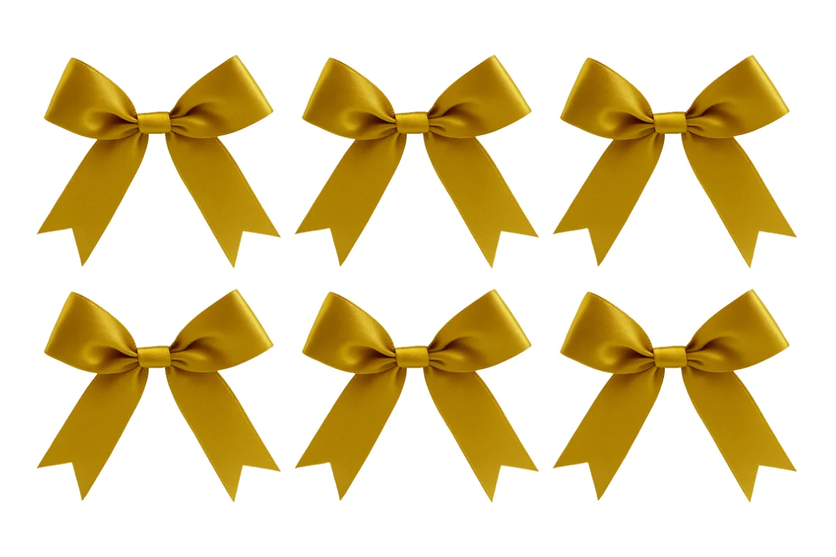 Gold Satin Bows - Iconic Cake Art - Image 2