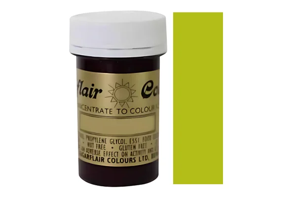 Gooseberry Spectral Paste - Fondant and Buttercream Colour 25g - Sugarflair - Image 2