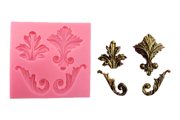 Grass Border Type 4 - Fleur De Lis Silicone Mould - Iconic Cake Art - Image 2