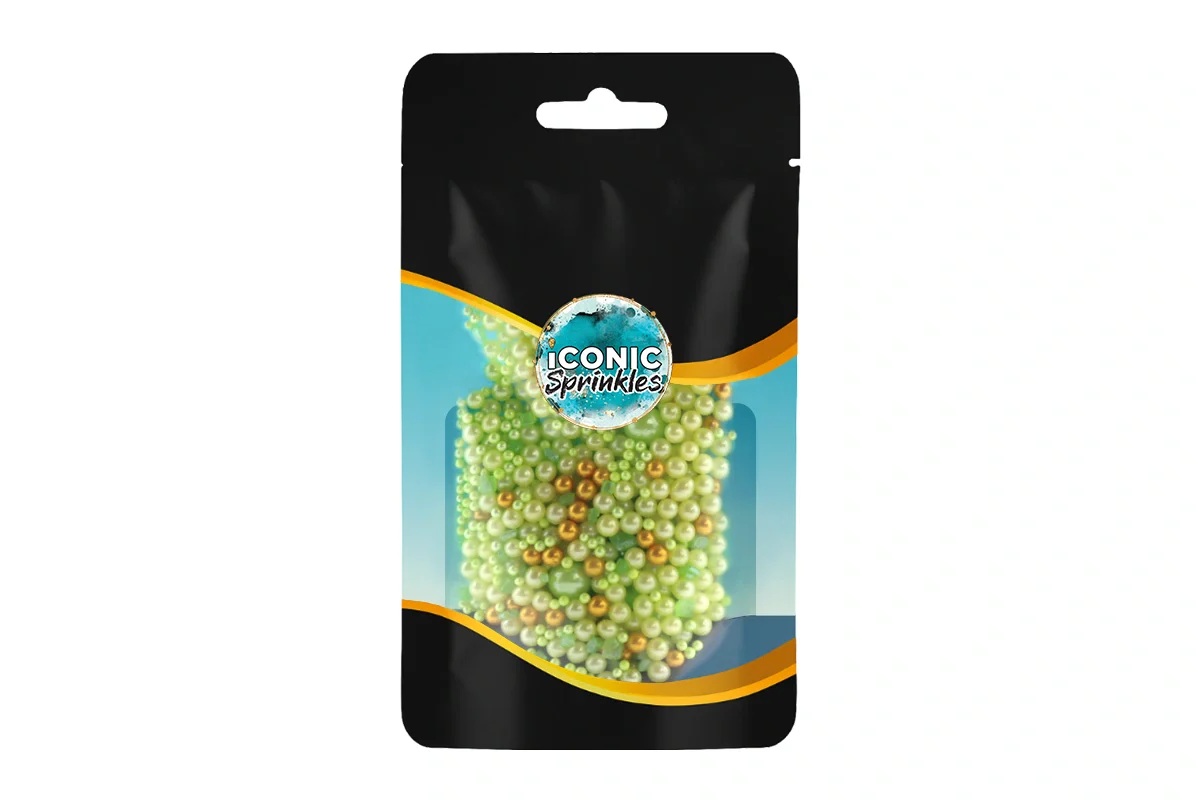Green and Gold Sunlit Blend 30g - Iconic Sprinkles - Image 2