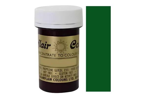Green Holly Spectral Paste - Fondant and Buttercream Colour 25g - Sugarflair - Image 2