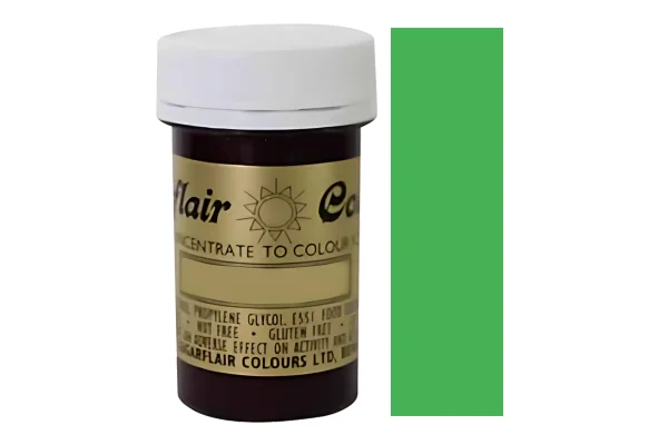 Green Mint Spectral Paste - Fondant and Buttercream Colour 25g - Sugarflair - Image 2