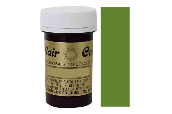 Green Spruce Spectral Paste - Fondant and Buttercream Colour 25g - Sugarflair - Image 2