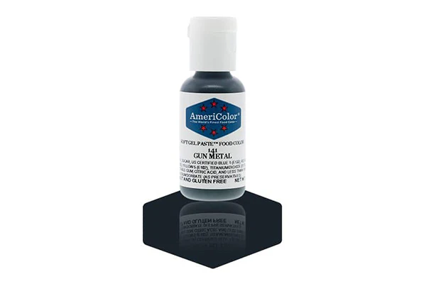 Gunmetal Soft Gel Paste 0.75oz - Americolor