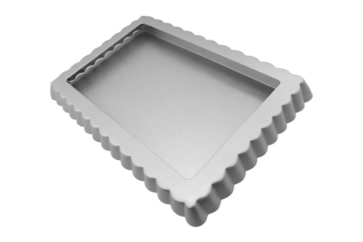 High Fluted Tart Quiche Pan 11.25 Inch x 8.125 Inch x 1 Inch - Hot Stuff Bakeware - Image 5