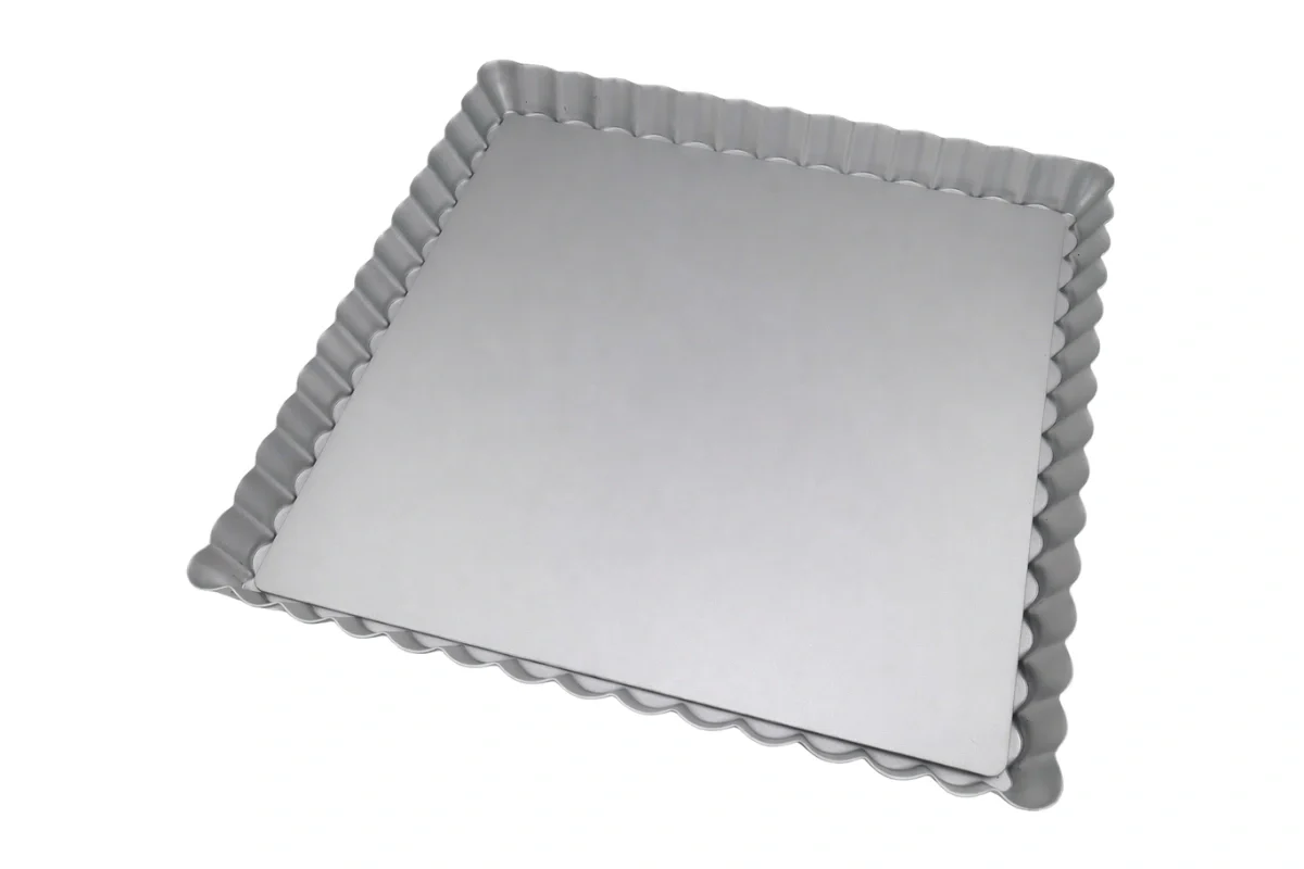 High Fluted Tart Quiche Pan 12 Inch x 12 Inch x 1 Inch - Hot Stuff Bakeware - Image 2