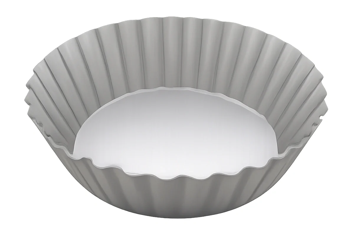 High Fluted Tart Quiche Pan 6 Inch x 2 Inch - Hot Stuff Bakeware - Image 2