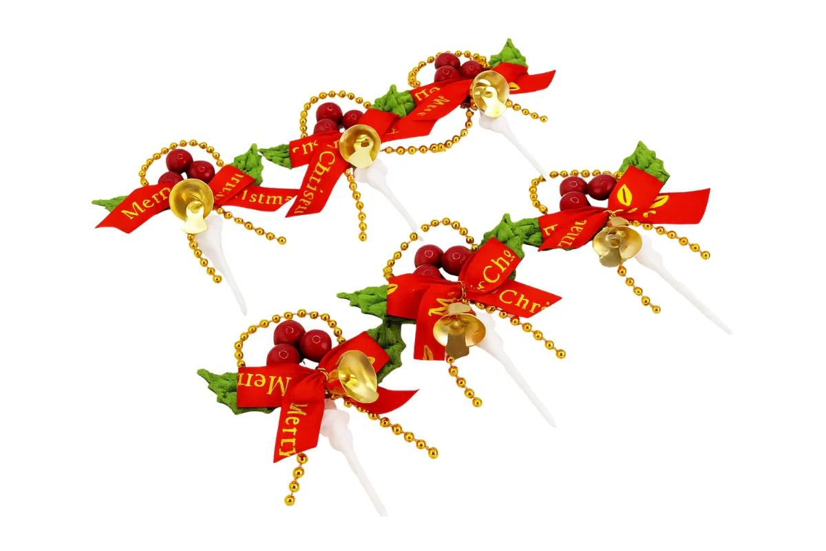 Holly Wreath Toppers (6 Pack) - Iconic Cake Art - Image 5