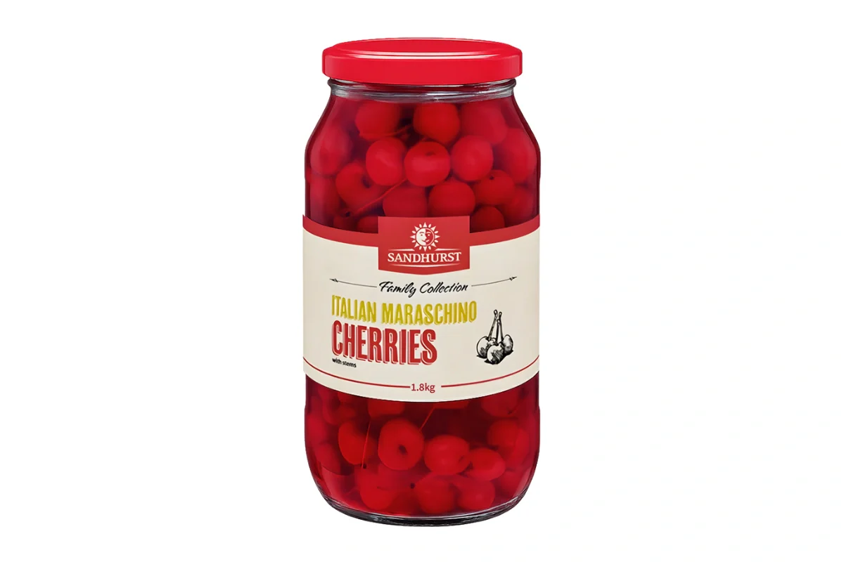 Italian Maraschino Cherries 1.8kg - Sandhurst