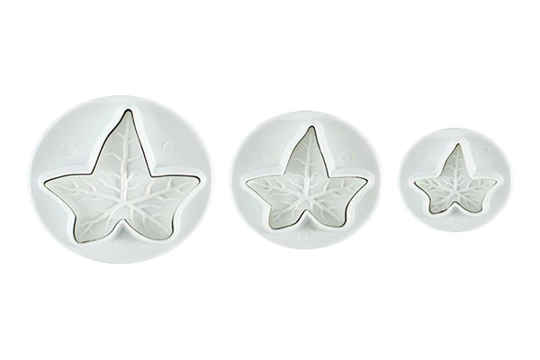 Large Ivy Leaf Veined Plunger Cutter (3 Pack) - T Quality Tools