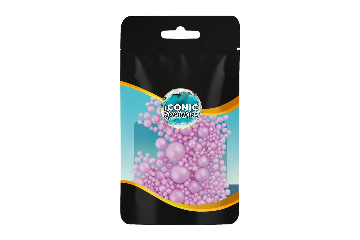 Lavender Shiny Pearls 30g - Iconic Sprinkles - Image 2