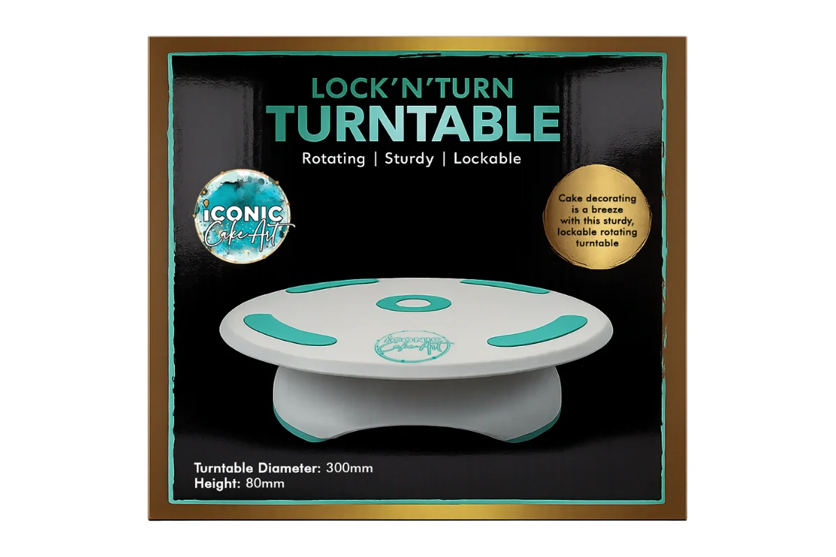 Lock N Turn Cake Turntable - Iconic Cake Art - Image 4